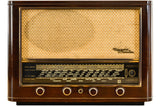 Radio Bluetooth "Ducretet-Thomson L635" des années 1955 restaurée à la main par Charlestine photo détourée.