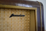 Logo radio ancienne Grandin 1955 restaurée et connectée en Bluetooth par Charlestine