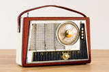 Radio Bluetooth "Imperator Interlude" des années 1961 restaurée à la main par Charlestine photo de face.
