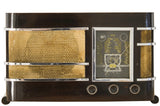 Radio ancienne Integra 1937 restaurée et connectée en Bluetooth par Charlestine