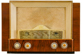 Radio Bluetooth "Philips BF406A Capella" des années 1950 restaurée à la main par Charlestine photo de détourée.
