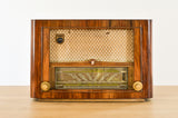 Radio Bluetooth "Philips Maestro" des années 1954 restaurée à la main par Charlestine photo de face.