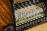 Radio Bluetooth Vintage Charlestine - modèle DESMET 528 de 1938 - cadran de stations radios