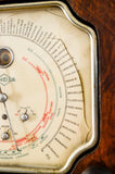 Radio Bluetooth Vintage Charlestine - modèle ONDIA 115 de 1934 - vue du cadran de stations radios