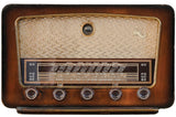 Radio Bluetooth "SELECTA" des années 1955 restaurée à la main par Charlestine photo détourée.