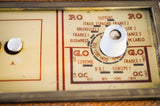Radio Bluetooth "Manufrance AS60" des années 1960 restaurée à la main par Charlestine photo du cadran.