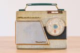 Radio Bluetooth "Radiola Superstor" des années 1957 restaurée à la main par Charlestine photo de la façade.